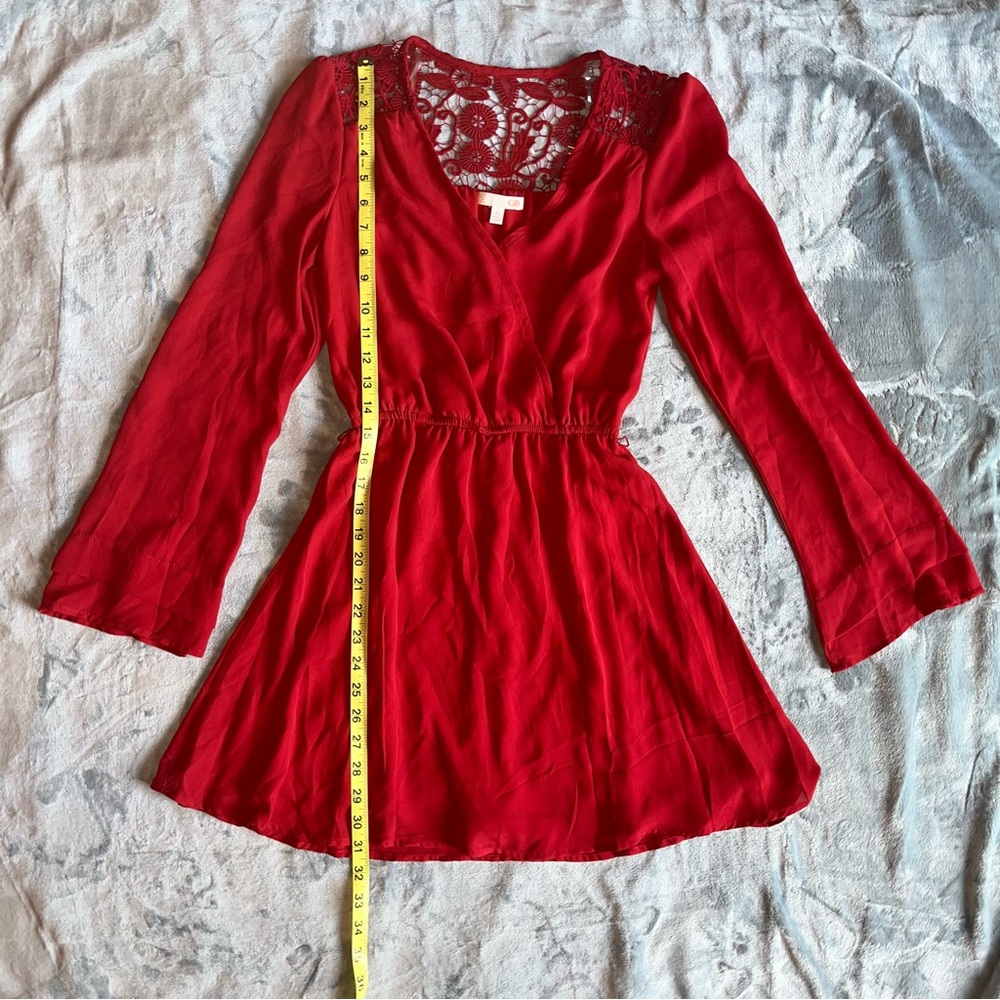 Deep Red Dress